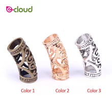 10 шт./партия, серебряное кольцо для волос из сплава Dread Dreadlock, кольцо для косички, зажим для микро колец, трубка для 7 мм, инструмент для укладки волос