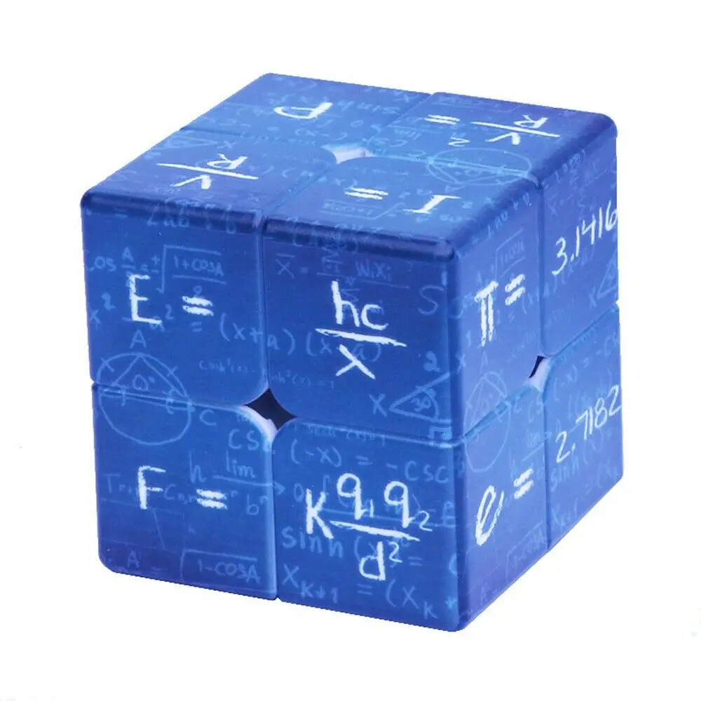 Lefun 3x3x3 Maths Formula Magic Cube 56 mm Speed Puzzle Cube for Children Adults 