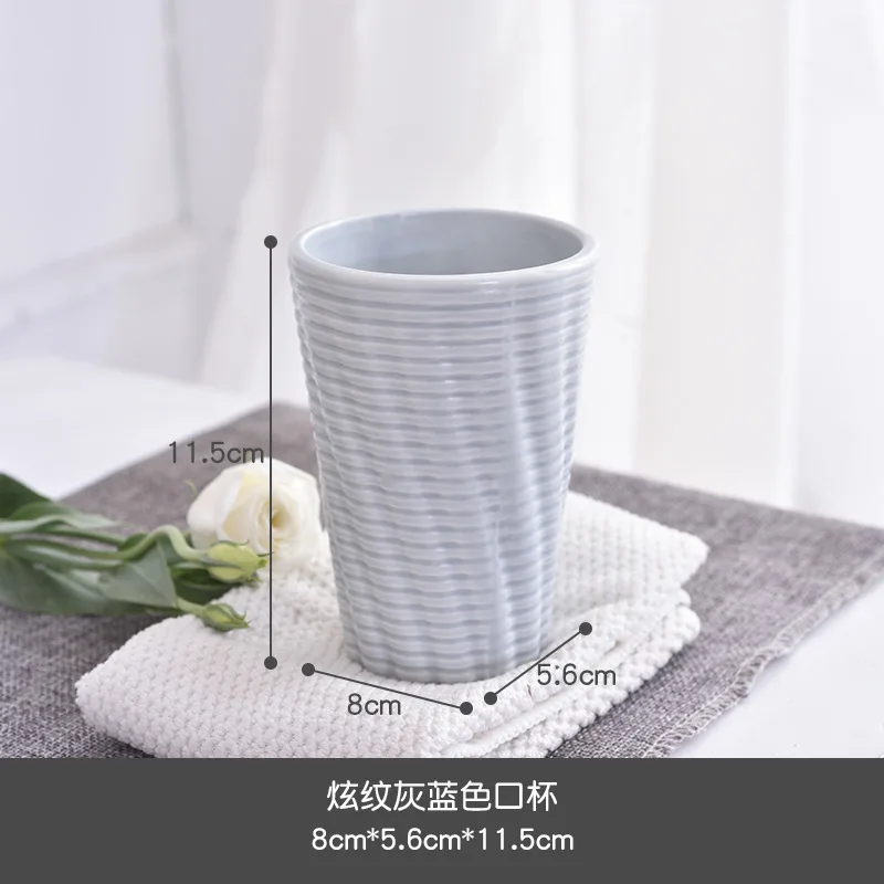 Производитель Прямая керамическая расческа My Teeth Cup Couple's xi shu bei набор скандинавские Ins Мода Dazzle с оригинальная бутылка - Цвет: A