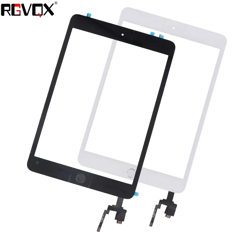 For iPad Mini 3 3rd Gen A1599 A1600 A1601 Black Touch Screen Digitizer IC Button