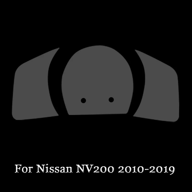 Автомобильный Стайлинг приборной панели автомобиля краска защитная пленка стикер светильник передающий автомобильные аксессуары для Nissan NV200 2010 - Название цвета: Прозрачный