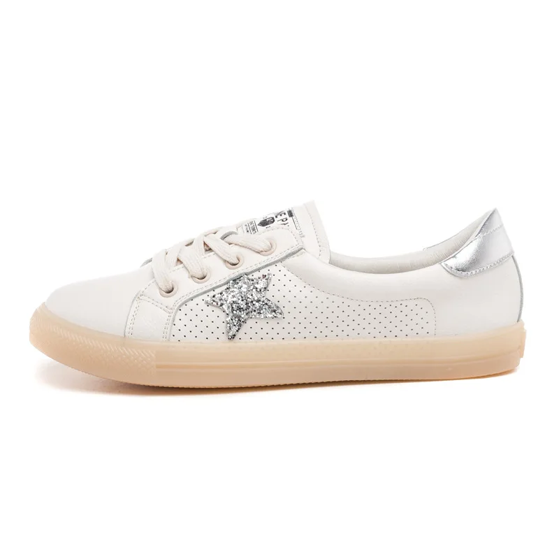 

2019 New Women's Spring And Summer Korean Fashion Flat Bottom Breathable Leisure Shoes Oxford Shoes For Women