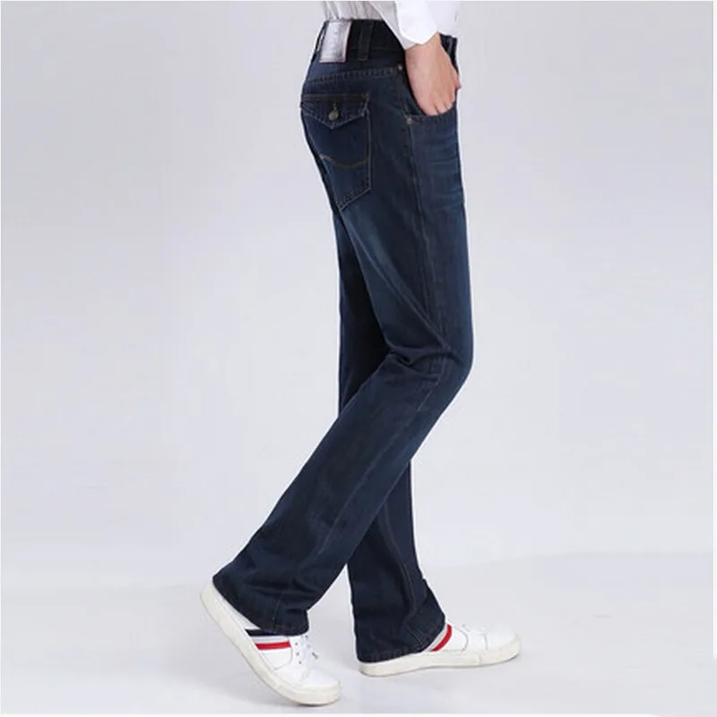 Мужские расклешенные джинсы Boot Cut Leg расклешенные эластичные свободный крой средняя талия мужские дизайнерские Классические джинсы с кроем для женщин