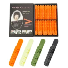 18 шт./компл. волна пушистые парикмахерские зажимы Наборы Пермь стержень кукурузного формируя бигуди зажимы для волос производитель для парикмахерских инструментов