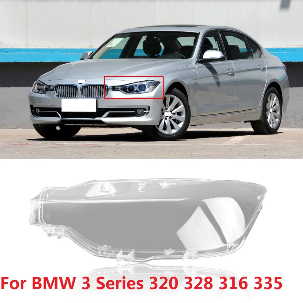CAPQX 1PCS For BMW 3 Series 320 328 316 335 2013 Front Headlamp Headlight Lamp cover Lampshade Lamp Shade Shell Cover