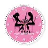 Manicure Salon Wall Clock Nail Salon Spa Personalized Wall Clock Custom Artwork Pedicure Art Nail Studio Business Wall Art Decor 1
