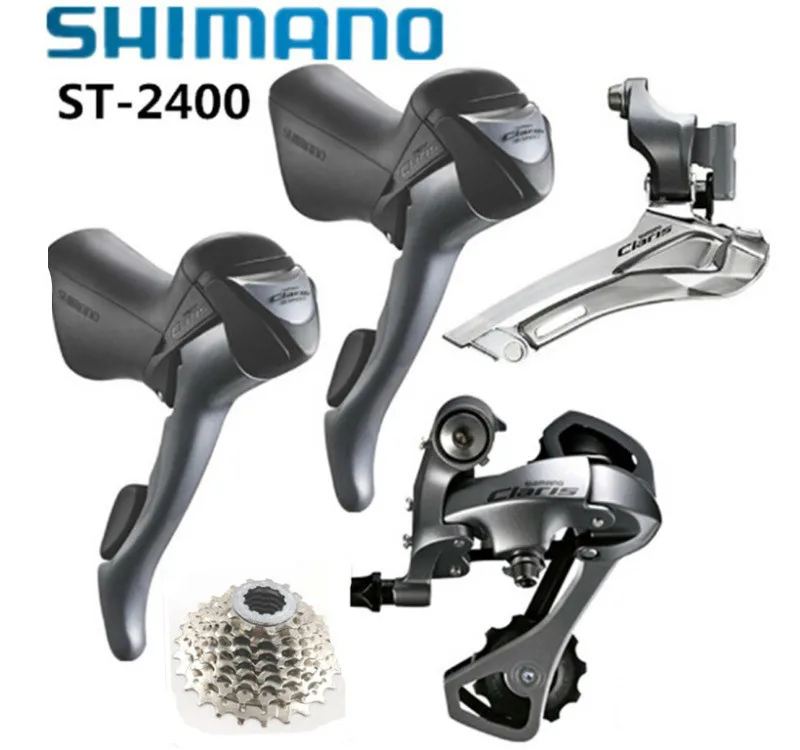 Claris 2400 Groupset 2x8 скоростной дорожный велосипед 4 шт набор кассета + задний