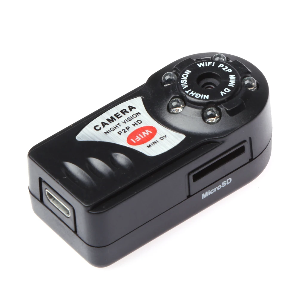 Q7 Mini Wifi DVR Wireless IP Camcorder Video Recorder Camera Infrared Night Vision Camera Loop recording Waterproof Car Styling 