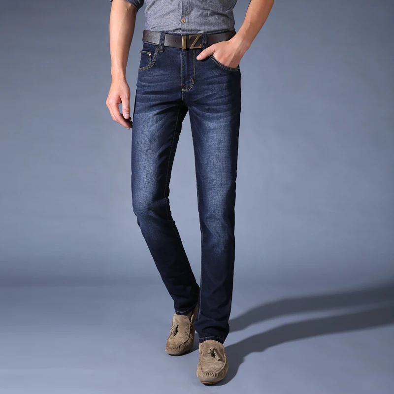 Beste Mannen Jeans Jean Homme Pantalones Hombre Mannen Spijkerbroek Mannen Zachte Zwarte Biker Masculino Denim Overalls Heren Broek