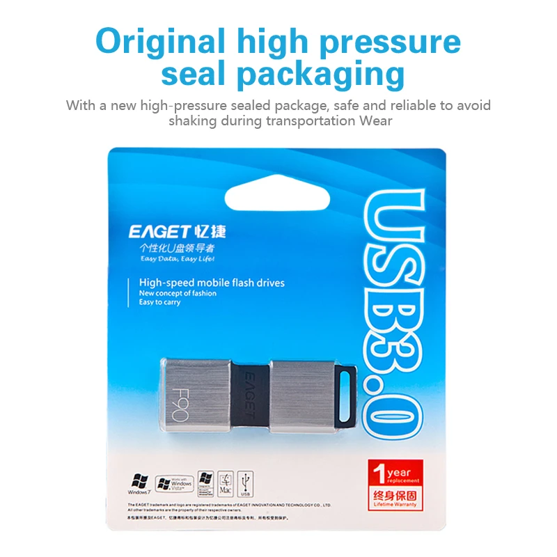 Eaget флеш накопитель USB 3 0 8 ГБ 16 32 64 128 ГБ|pen drive memory stick|usb stickeaget usb 3.0 |