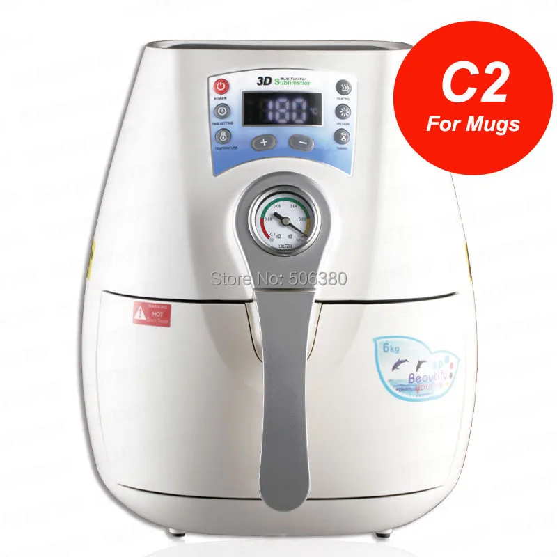 FREE SHIPPING New Mini 3D Vacuum Sublimation Mug Cup Transfer Package Heat Press C2 Package