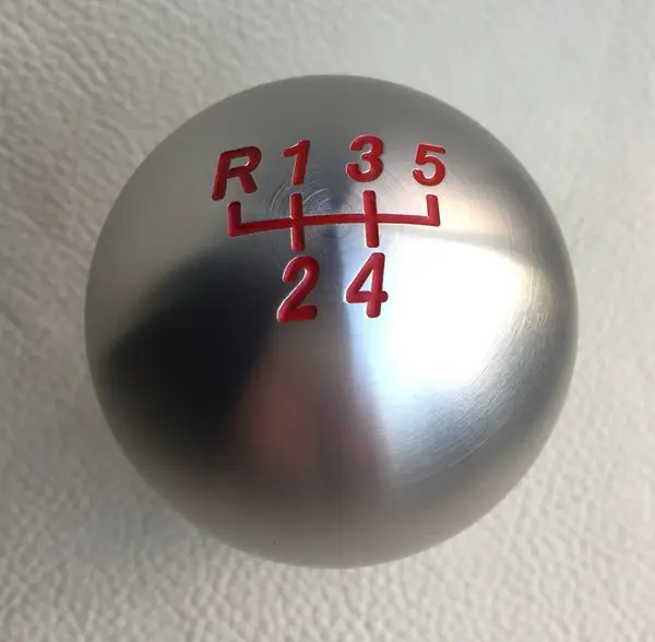 metal car Shift knob 5 speed 6 gear or 10 speed Black/Red universal for