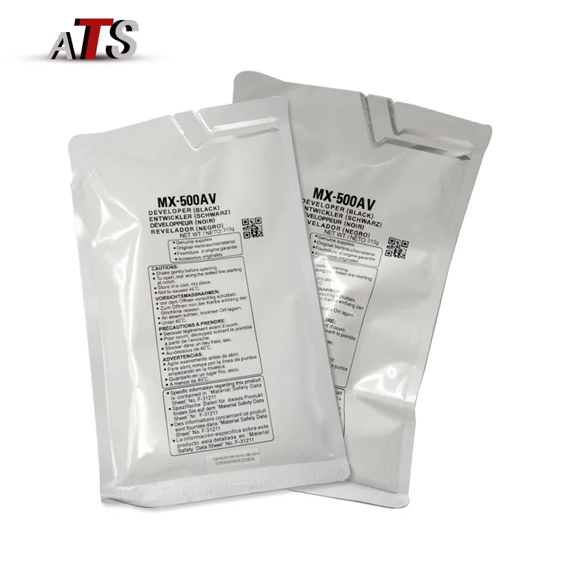 3 шт. 300G черный порошок проявителя MX-500AV для Sharp M 283 452 453 362 363 502 503 Совместимость M283 M452 M453 M362