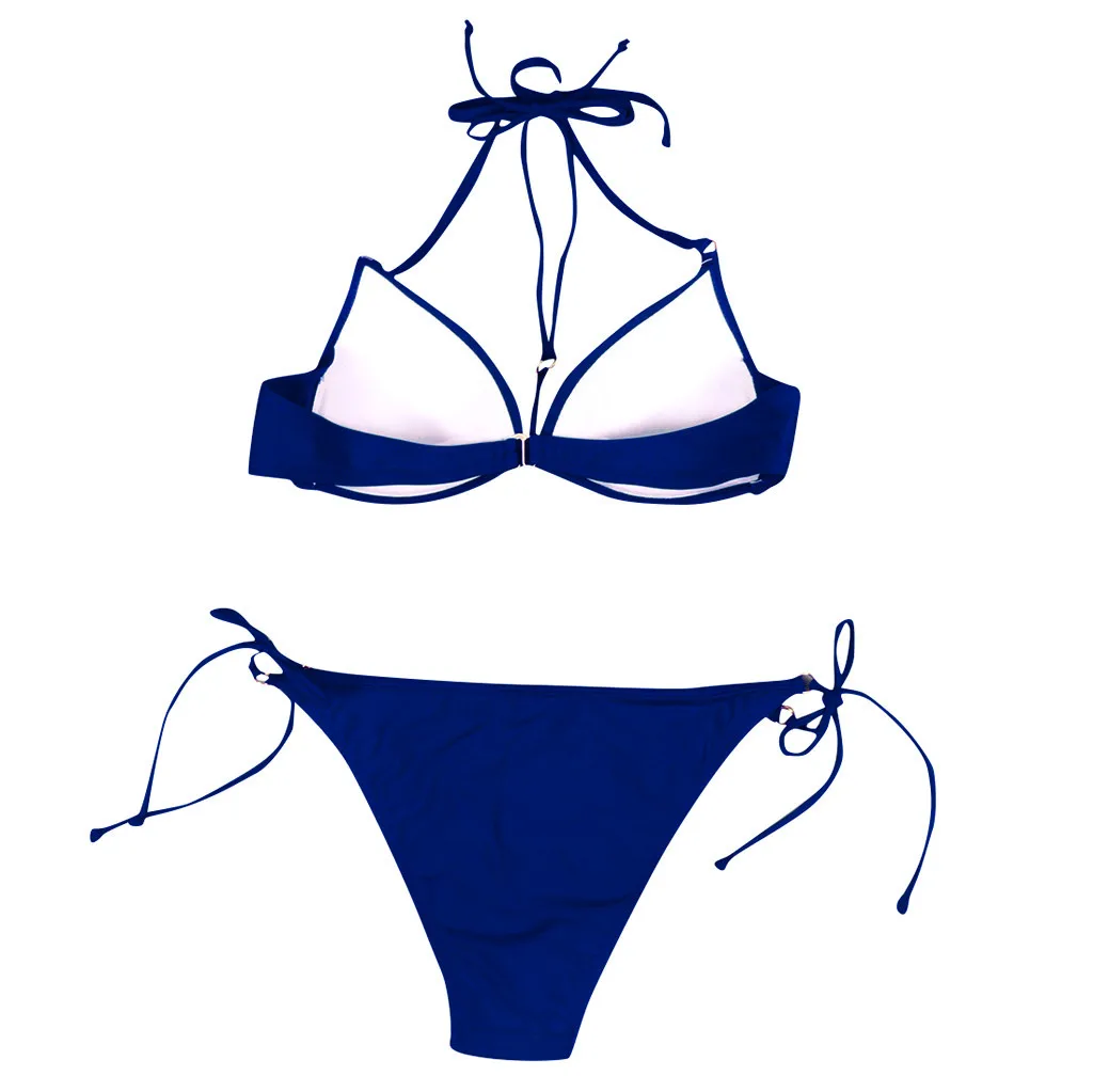 Бикини 2019 Mujer Biquini Maillot De Bain Femme ванный комплект Для женщин сексапильные трусы с леопардовым принтом, купальник, бикини, пуш-ап, бикини, N