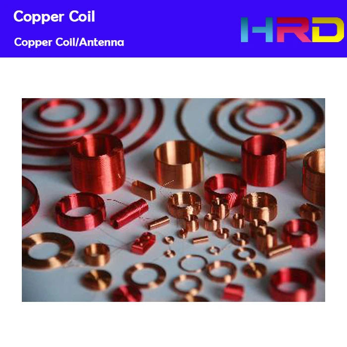 Self bonding RFID Copper Coil 125KHz 13.56MHz Low High Frequency Reader