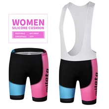 MILOTO новые быстросохнущие ультрафиолетовые женские велотрусы лайкровый велосипедный Костюм Pro bib Брюки 3D гель с подкладкой из ткани coolmax