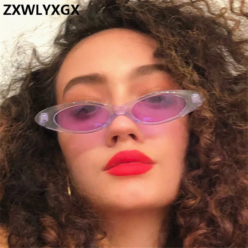 Женские винтажные солнцезащитные очки ZXWLYXGX, маленькие круглые овальные очки UV400|Женские солнцезащитные очки| | АлиЭкспресс