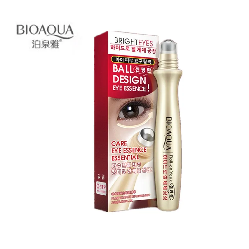 

BIOAQUA Eye Serum Ball Design Massage For Eyes Improve Rough Removal Dark Circle Puffiness Moisturizer Firming Eye Serum