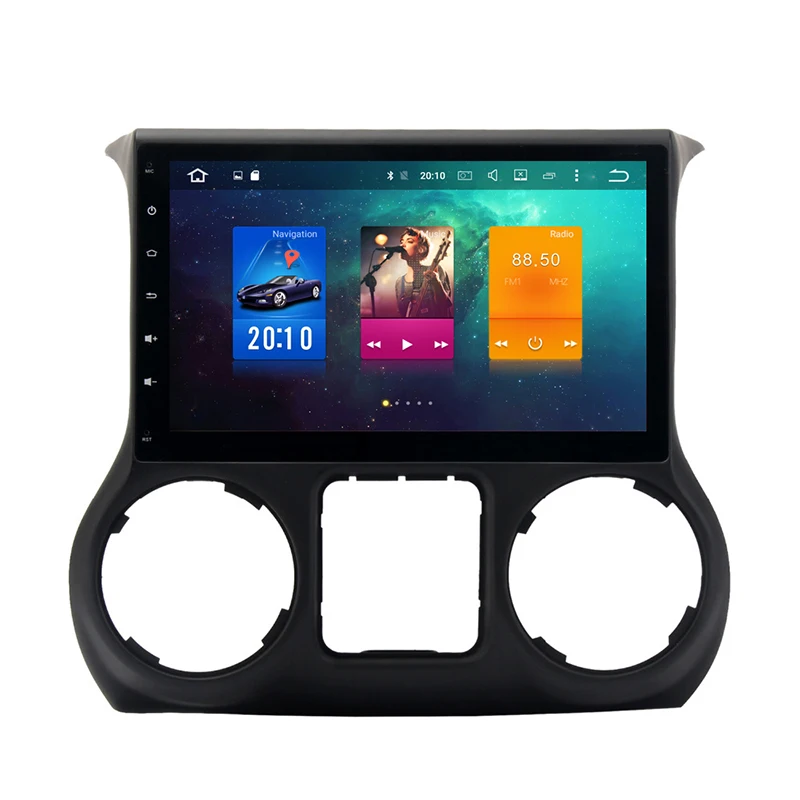 Sale Android 8.0 car radio gps player for jeep wrangler 2011-2016 with Octa core PX5 4G RAM 32G ROM wifi 4g usb 1