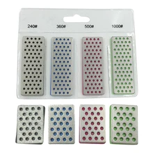 4 пачки Алмазный точильный камень маленькая точилка алмазный камень заточки инструменты-грубая/тонкая/экстра-тонкая заточка хонинговая