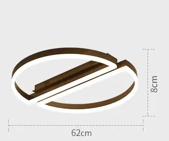 DOXA Modern Ceiling Lighting Aluminum Round Ceiling Lamp Fixtures Creative Acrylic Lamparas De Techo Bedroom Lamp Light Fixtures - Цвет корпуса: C