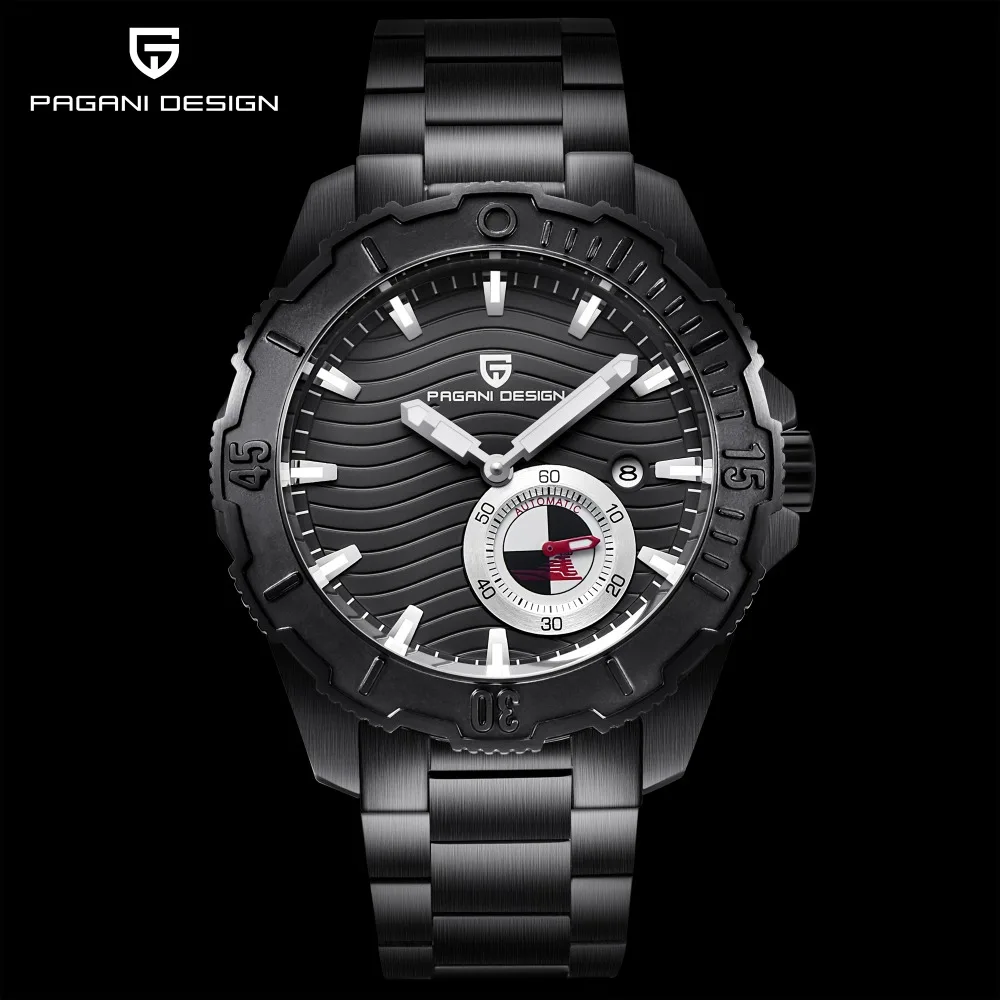 Men's Machinery Stainless Steel Waterproof Watch 6 Img28199+
