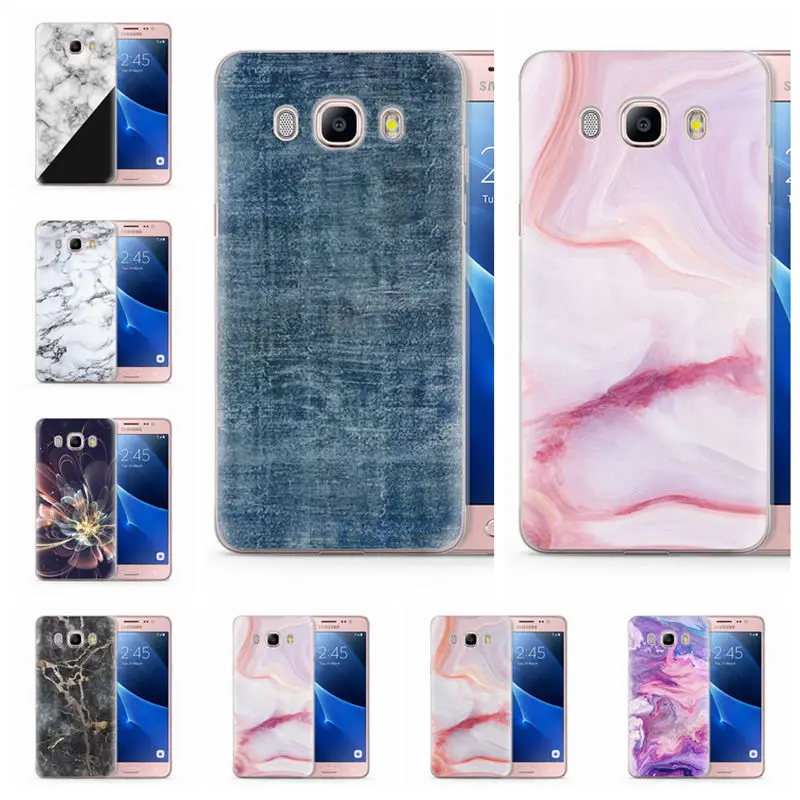 Роскошный чехол из ТПУ для Funda Samsung Galaxy J5 2016 J510 J510F мягкий дизайнерская мраморная