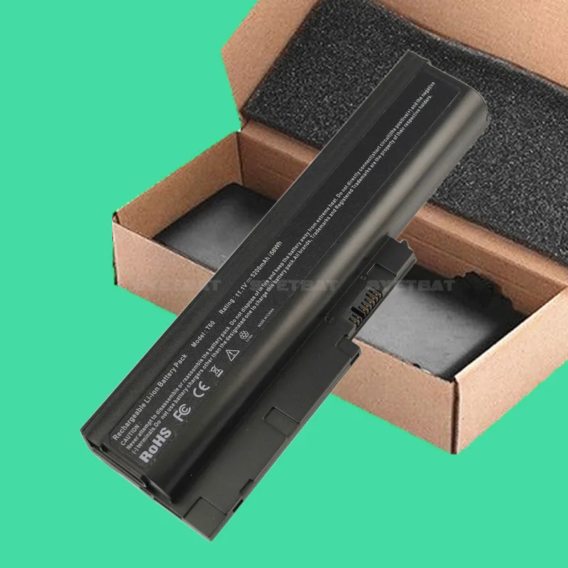 Батарея для Lenovo IBM ThinkPad T61 T61P T60 T60P 42T4502 42T4504 42T4511 42T4513 - Цвет: Battery only