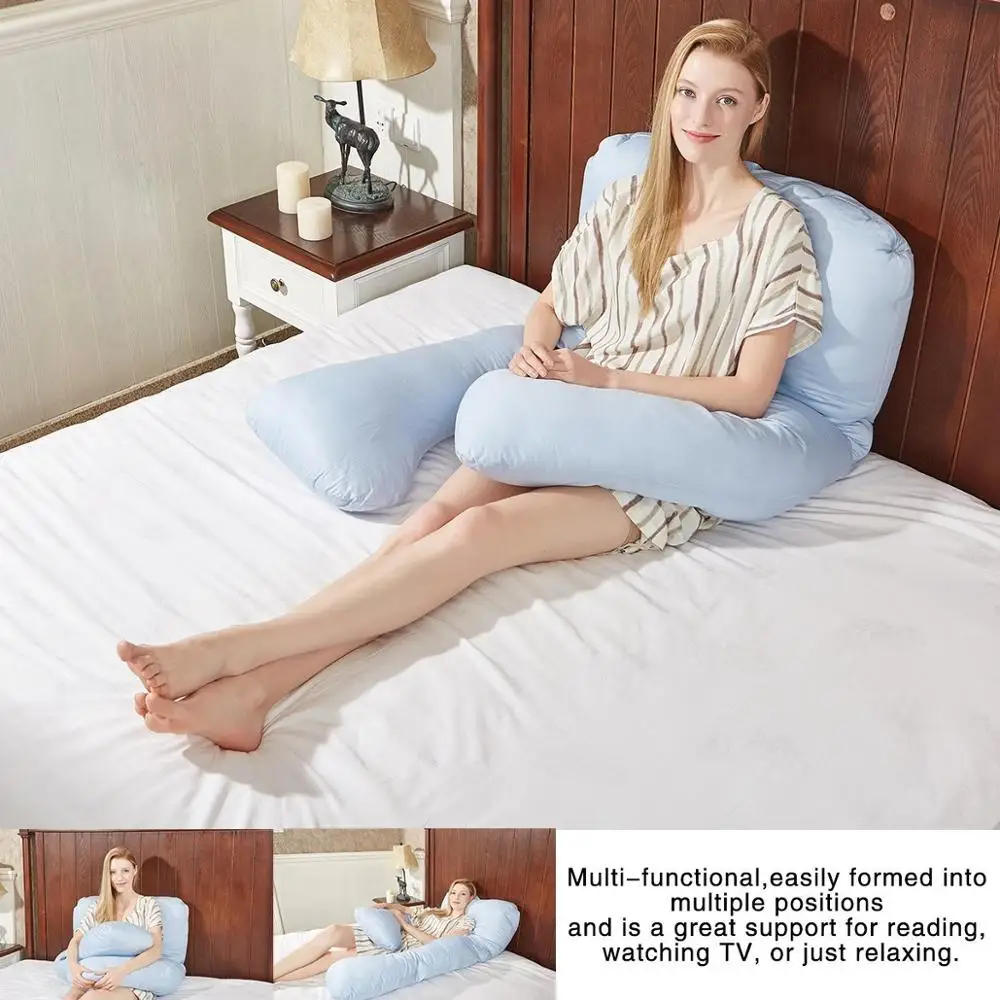 Беременность постельное белье Подушка для всего тела для беременных женщин Удобная u-образная Подушка длинные боковые спальные подушки для беременных