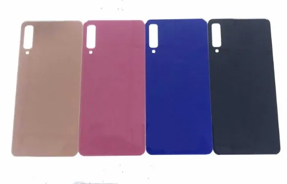 50 шт./лот для samsung Galaxy A750 A750F A7 Крышка батарейного отсека задняя дверь Корпус задняя запчасти из стекла