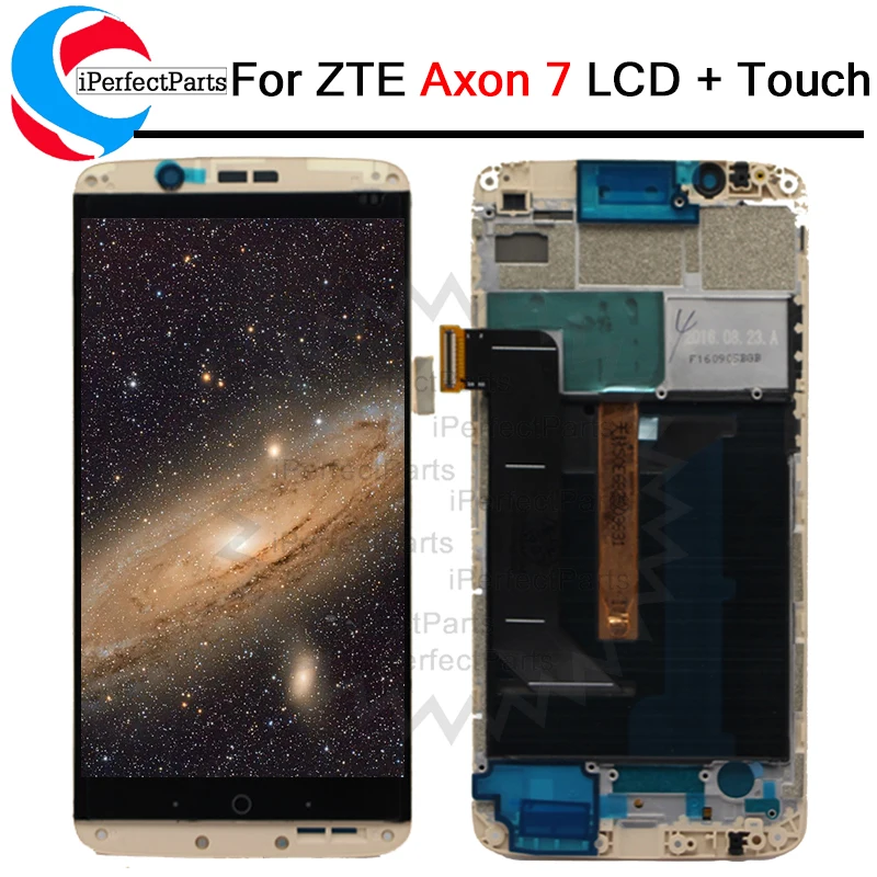 5,5 ''AMOLED для ZTE Axon 7 lcd A2017 A2017U A2017G дисплей с сенсорным экраном дигитайзер Aseembly Замена для Axon 7 lcd