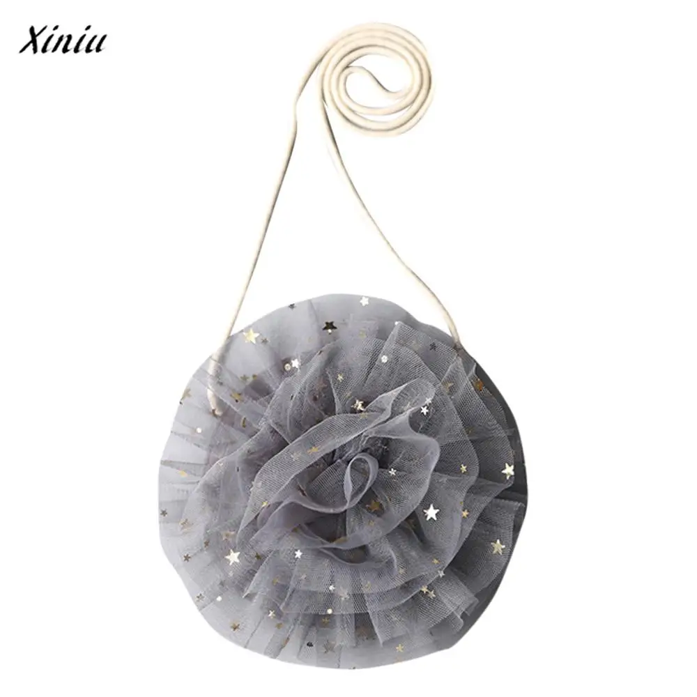 

xiniu Kids Baby Girls Lace Star wallets for children Fashion Cute Storage Single Shoulder Bag Coin purse monederos para mujer