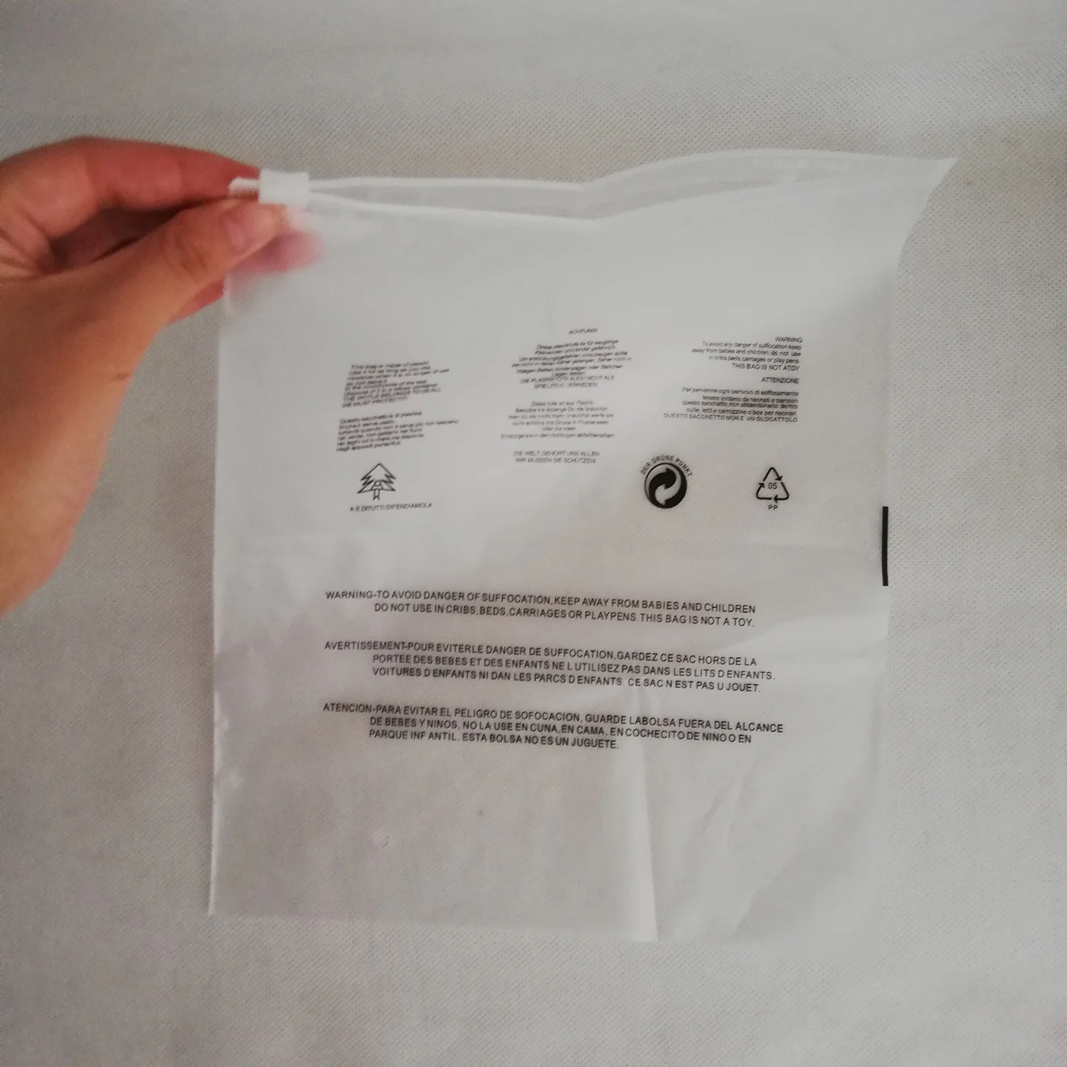 500 шт./лот, на заказ, ваш фирменный логотип, прозрачный белый пластиковый мешок на молнии для одежды, нижнее белье, рубашка с молнией, сумка для магазинов и обуви