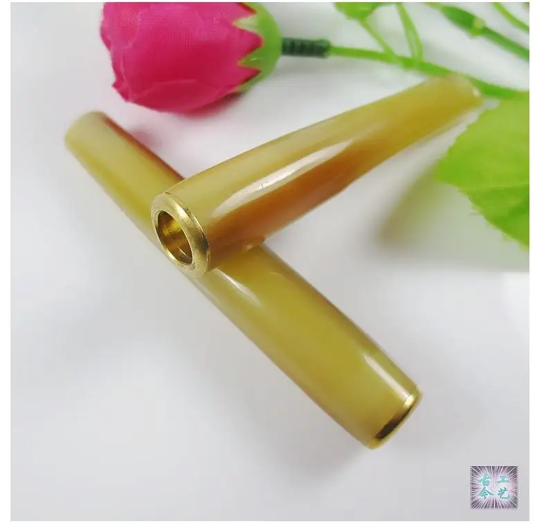 

NEW Cigarette holder Smoking Set Copy Cattle horn Smoking Pipe Straight type 7 to 7.5cm Length Tobacco Pipe Filter Pipe