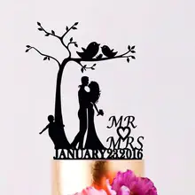 Свадебный Топпер на заказ, жених и невеста с маленьким мальчиком, пара с ребенком под деревом свадебный торт Топпер с ребенком, семья