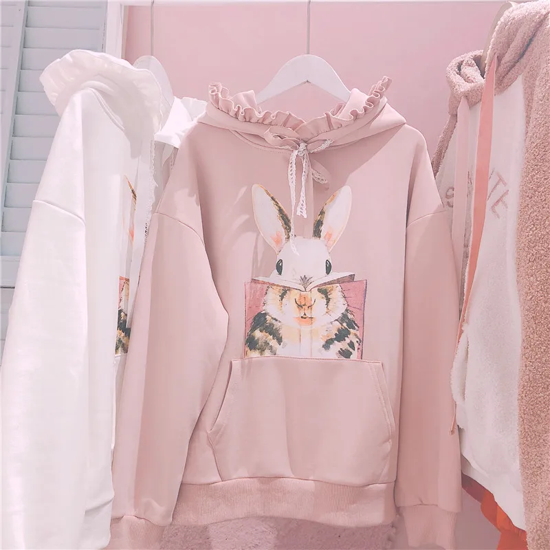 korean pink hoodie