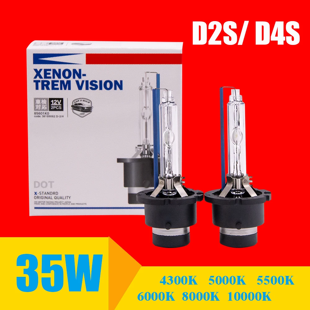 Ксеноновая лампа для фар D2S D2R D4S D4R ксеноновая линза проектора сменная с