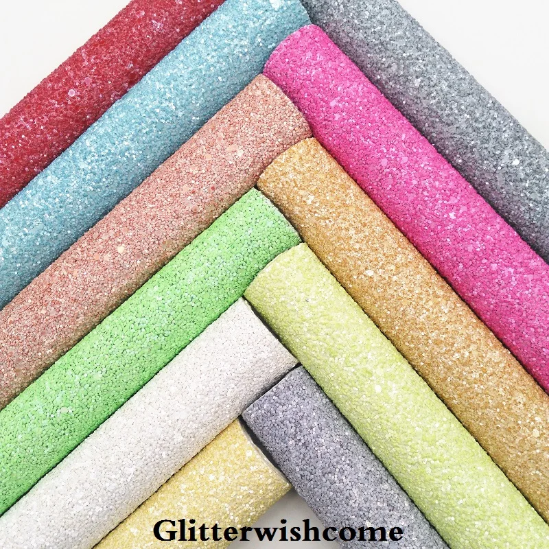 Glitterwishcome 21X29 см A4 размер винил для бантов массивный блеск кожа ткань винил для бантов, GM257A