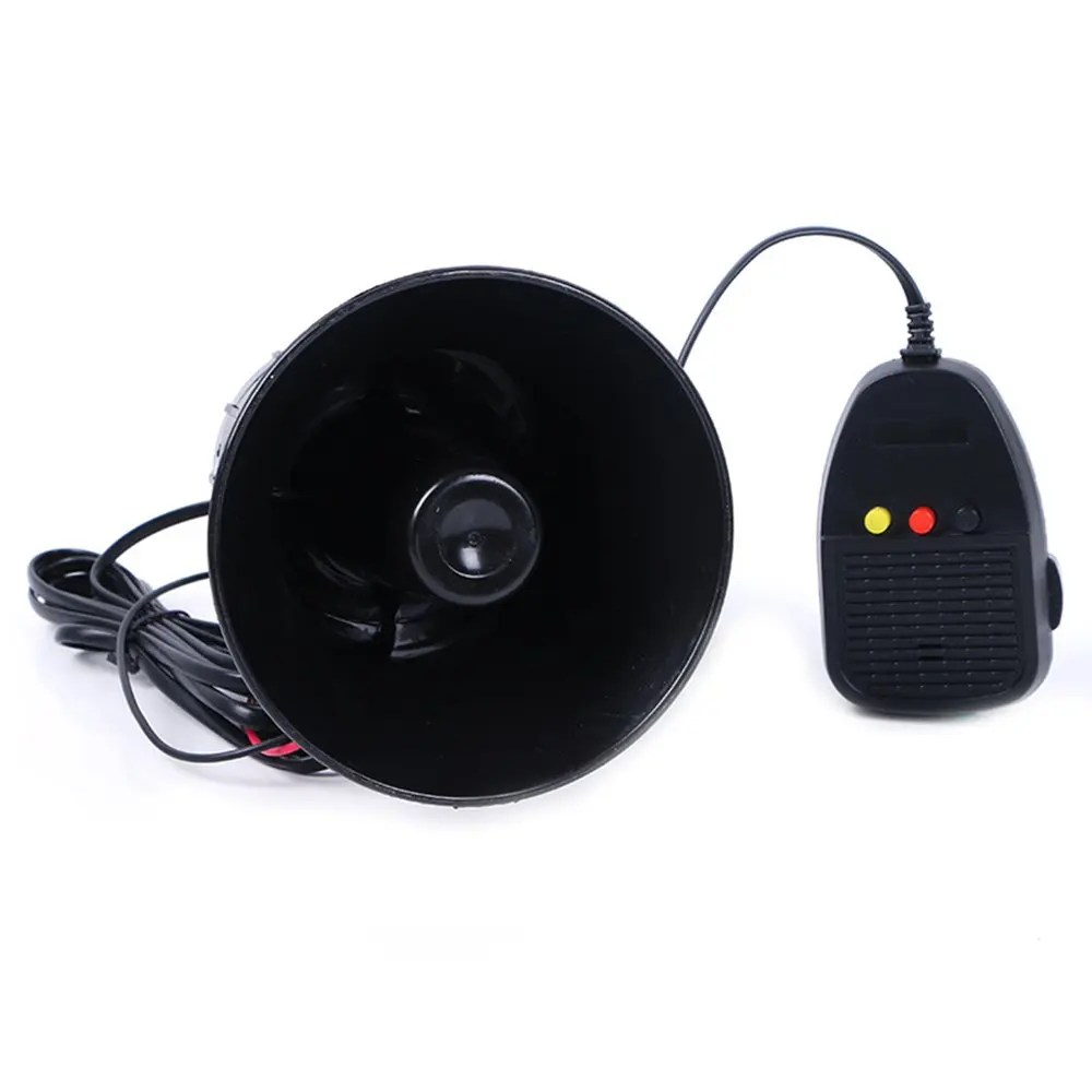 

Loudly Speaker Easy Setting Operate Siren Horn Durable 12V Vehicle Warning Alarm Automobile Modification Accessories