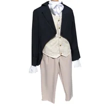 Мужской роскошный Regency г-н Дарси викторианский костюм Размер L/XL