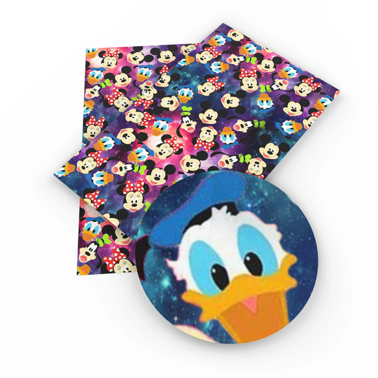 

David accessories 20*34cm cartoon faux artificial Synthetic leather fabric hair bow diy decoration crafts 1piece,1Yc3516