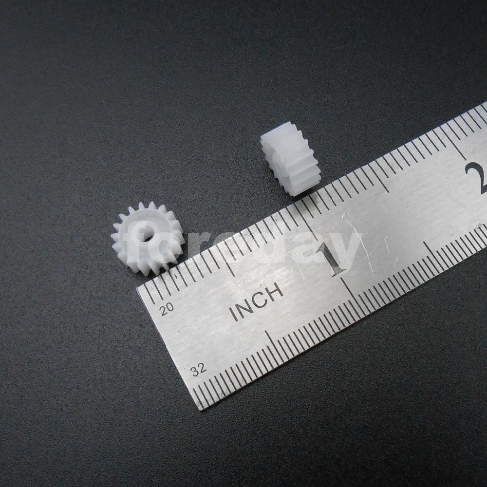 100 шт. пластиковое зубчатое колесо 182.5A 0,5 модуля Aperture 2,5 мм Tight T = 18 Шестерни s 0,5 м 18 т высота 4,5 мм 18 зубьев 100 шт./лот* FD158X100