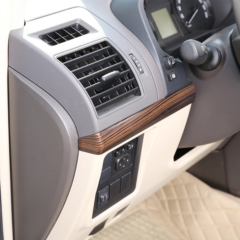 Для Toyota Land Cruiser Prado FJ150 150 ABS внутренняя отделка пассажирской стороны полосы для LHD 2 шт. автомобильные аксессуары