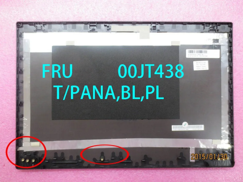Применяется к Thinkpad T550 W550S черный ЖК задняя крышка FRU 00JT438 00JT437 00JT436