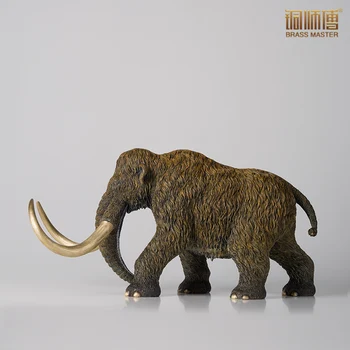 

Limited Edition High Quality Copper Handicrafts "Prehistoric Animal Mammoth" Home Decoration Business Gifts