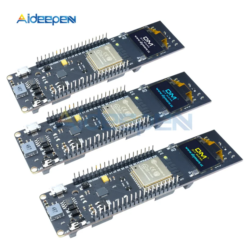 

1Pcs ESP32 0.96 inch OLED Display Digital Wireless Wifi Bluetooth Development Board 18650 Lithium Battery Charging Module ESP-32