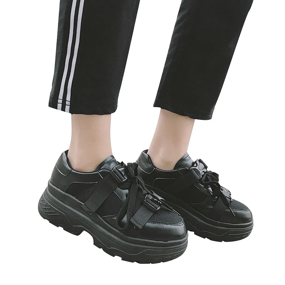 

YOUYEDIAN Women's Platform Casual Comfortable College Style new Casual Shoes Flat Shoes sandalias plataforma mujer verano#G30