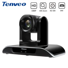 Tenveo 3MP VHD10N 10X Zoom SDI камера Full 1080P PTZ HDMI видео конференц-камера 3G-SDI для проектора вещания мультимедиа