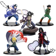 Namikaze Minato Orochimaru Snake Rock Lee Obito Madara Naruto Shippuden игрушки ПВХ фигурка модель игрушки 14 см-18 см