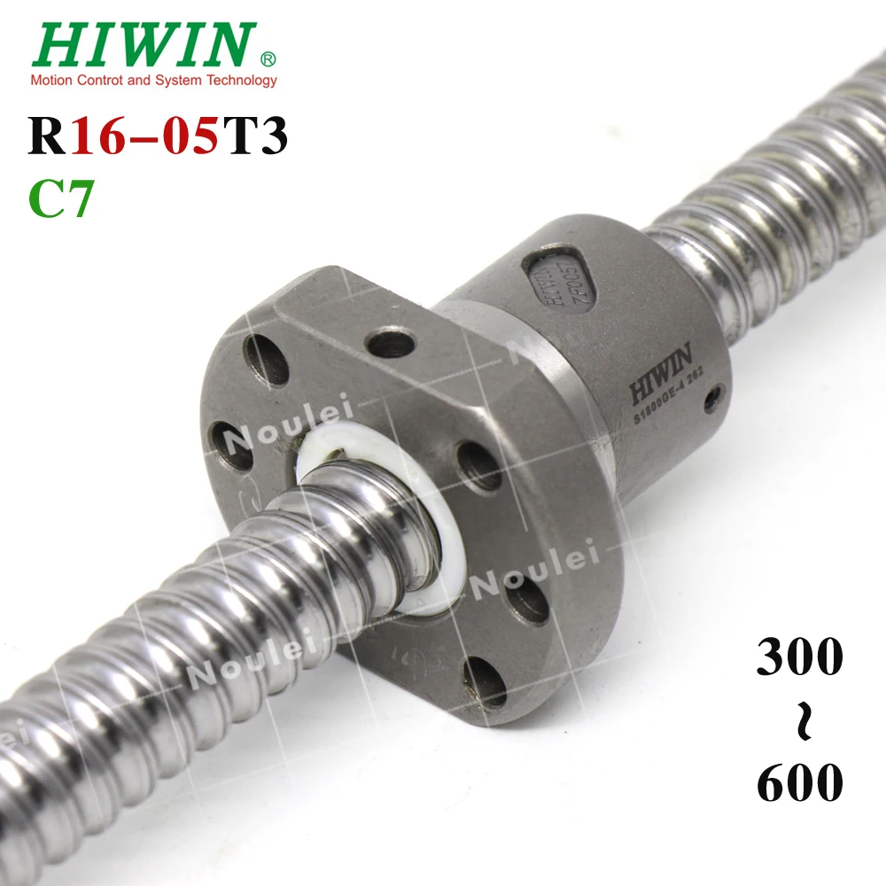 HIWIN FSI 1605 16mm Ball Screw 5mm Lead 300mm 400mm 500mm 600mm and